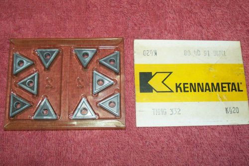 Kennametal    carbide inserts   tnmg 332      grade   k420    pack of 10 for sale