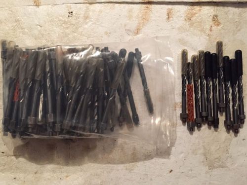 Unused Solid Carbide Oil Through Drills About 95 Bits All 3/8 =.375