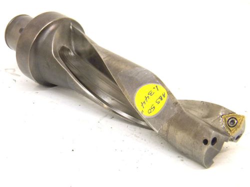Used komet 1.344&#034; abs-50 insert coolant drill uv0200321 (w29 34010) for sale