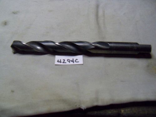 (#4294c) resharpened machinist usa made 19/32 inch straight shank drill for sale