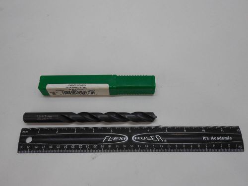 19/32&#034; PDT Drill Bit 7-3/8&#034; OAL  Black Oxide R10 Jobber lenght