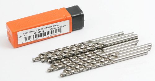 Screw machine length drill bits drill bit 3.57mm 9/64&#034; 0.1406&#034; qty: 12 for sale