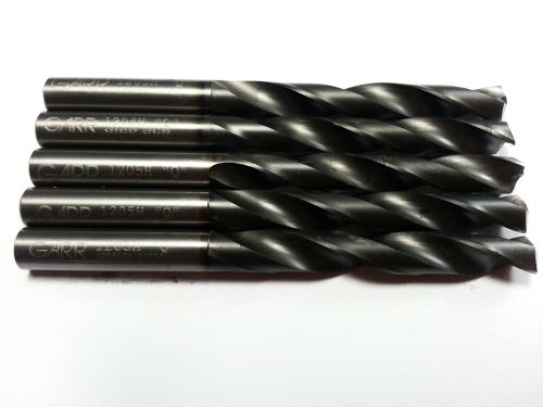 (Lot of 5) Letter Q Garr 89656 5xD TiALN 2 Flute Solid Carbide Drill (B 213)