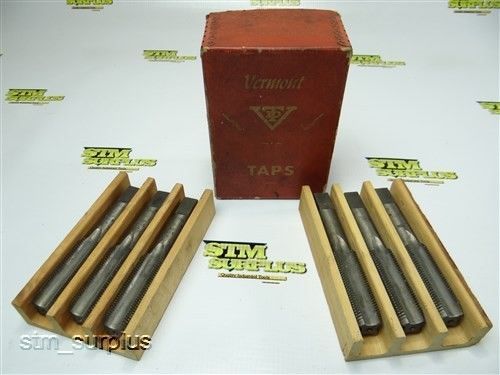 New!!! lot of 6 hss vermont hand taps 3/4&#034;- 16nf for sale