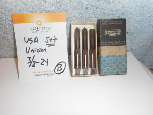 Machinists 12/28 BUY NOW USA 3/8-24 Set B  Tap Set. See all my SETS