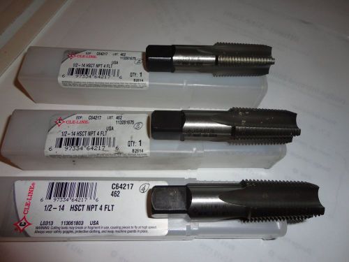 1/2 -14 hsct npt 4 flute pipe tap. for sale
