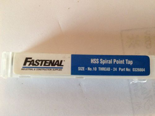 Size No. 10 Thread-24 HSS Spiral Point Tap Part No:0326664