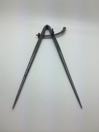 CS Osborne compass caliper divider scribe tool maker engineer welder Vintage 11&#034;