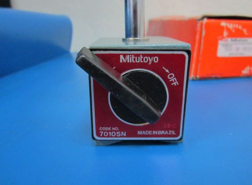Mitutoyo 7010SN Magnetic Base Indicator Stand New in Original Box - Broken Knob