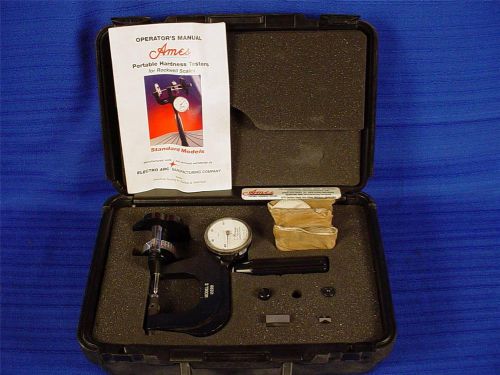 AMES MODEL 2 ROCKWELL SCALES  PORTABLE HARDNESS TESTER MACHINIST METAL TOOL