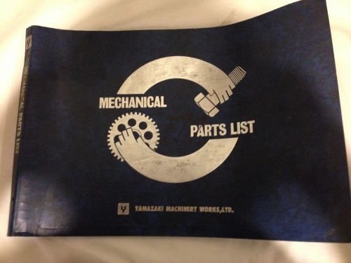 Mazak Quick Slant-30 4-Axis Mechanical Parts List