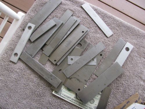 9 pair of parallel parallels &amp; 4 misc pieces toolmaker machinist  tool