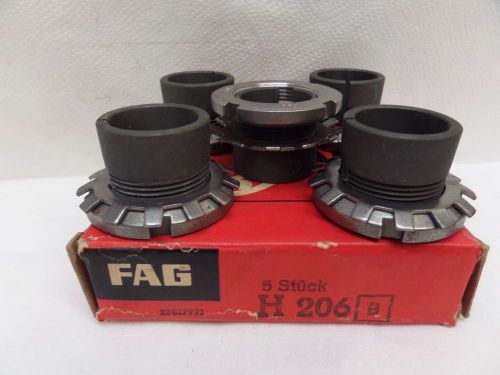 NEW FAG ADAPTER SLEEVE H 206 H206 &#034;LOT OF 5&#034;