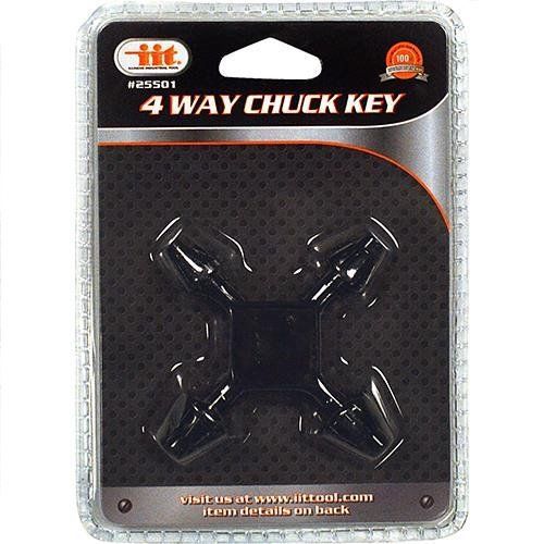 4-Way Universal Chuck Key Drills Power Presses Size 3/8&#034; 1/2&#034; Key Size #1 - #4