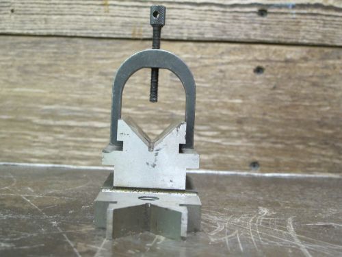Precision machinist v-block with clamp starrett no.567 1.88 x 1.88 x 3.5 in for sale
