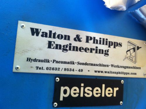 Wendespanner peiseler typ :  ew 1000 cnc rotary table &amp; wheel pulse for sale