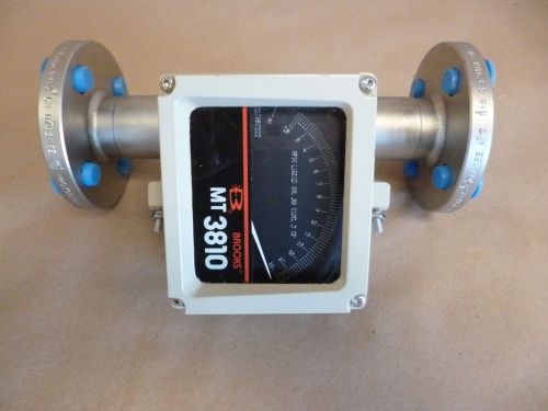 Brooks instruments mt3810 , ss 316l 1&#034; flanged 15 gpm flow meter , 170 psig for sale