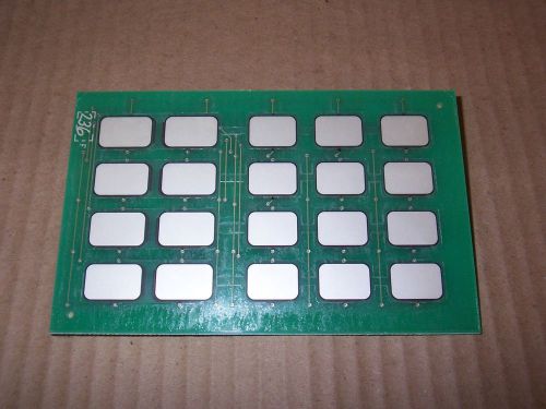Gilbarco marconi t20348-01 switch data input membrane20 key keypad for sale