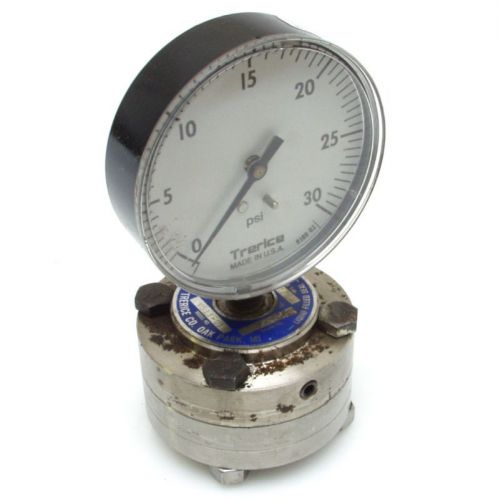 Trerice V511-03 Pressure Gauge with Diaphragm Seal 316