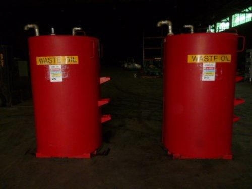 Used 550 gallon waste oil tank Turner Tanks