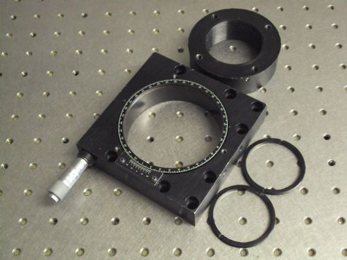 Newport model 470 b  rotary theta positioner &amp; 470ai insert &amp;  micrometer for sale