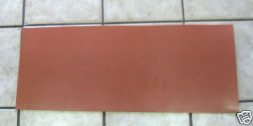 2 Brown HDPE Polyethylene Plastic Sheet 14x31.2x.05 Semi-Flexible Smooth Finish