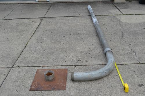 EXTREMELY RARE Youngstown Sheet &amp; Tube Steel Basketball Pole One of a Kind!!!