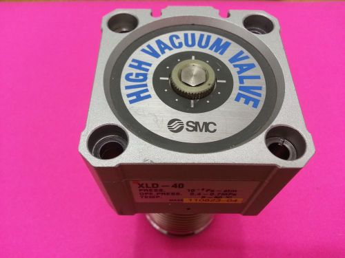 Smc xld-40 high vacuum valve, used for sale
