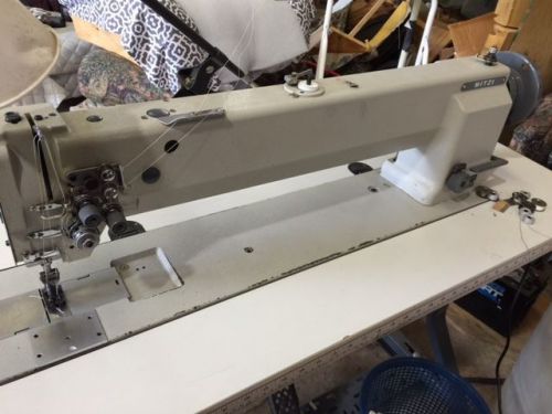 mitzi  lu402-25bct 25&#034; long arm 3/8 Gauge sewing machine double needle