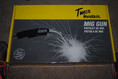 Tweco wm250m-15-4045, mig gun, 250 a, wire 0.045 in, 15 ft cable for sale