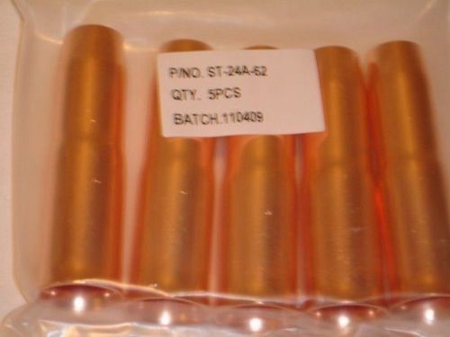 MIG WELDING NOZZLES -24A-62 FOR LINCOLN/TWECO PKG/5