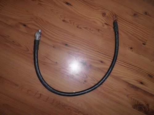 30&#034; anchor heavy duty welding cable w/car batt leads~2/0 ga.~600v~black for sale
