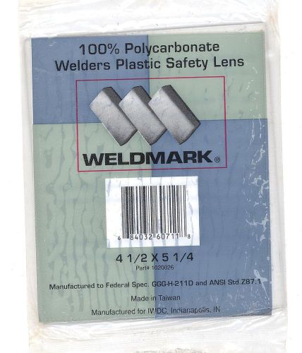 NEW Weldmark Polycarbonate Safety Lens 4-1/2&#034; x 5-1/4&#034;