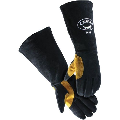 18&#034; Caiman HeatFlect Welding glove Geniune Leather, Mig/Tig,Plasma 1449 (Large)