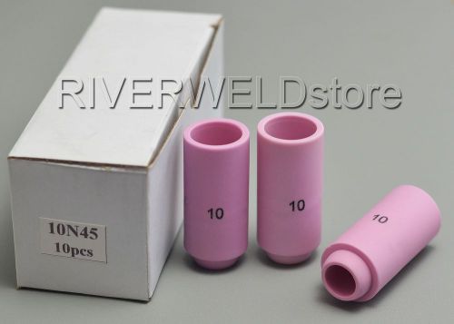 10n45 10# tig alumina cermic cup nozzle, tig torch sr pta wp17,18 26 series,3pk for sale