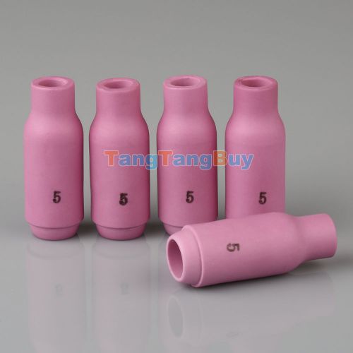 5 x 10N49 5# TIG Alumina Cermic Cup Nozzle TIG Torch DB PTA WP17 18 26 Series