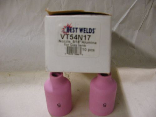Best Welds VT54N17 5/16&#034; Nozzle Alumina Gas Lens #5 Qty. 2
