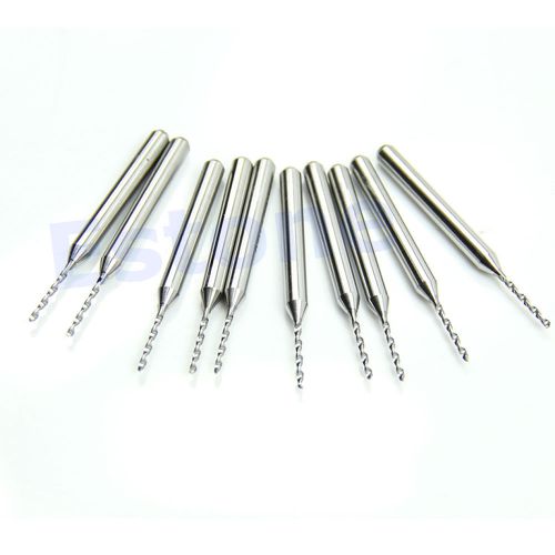 1.1mm 10pcs carbide steel micro engraving drill bits tool cnc pcb dremel hot for sale