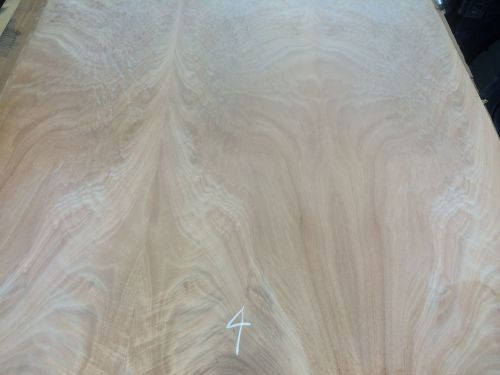 Wood veneer crotch okoume 48x48 1pcs total 20mil paper backed &#034;exotic&#034; crlm4 for sale
