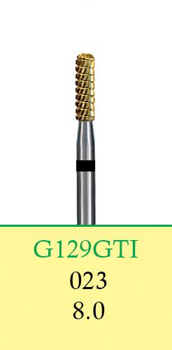 Dental Lab Carbide Cutters-HP Shank(44.5 mm)-G129GTI/023(8345)-Cross Cut(2 Burs)