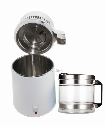 4l water distiller pure purifier filter stainless steel filter/cap glass bottle for sale