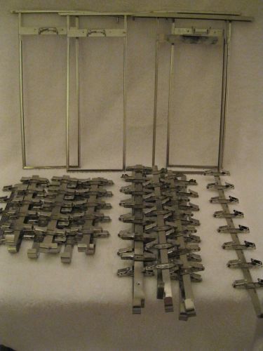 Lot of panoramic film hangers and dip tank hangers for sale