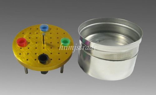 Stainless steel CR dental endo Disinfection box Yellow