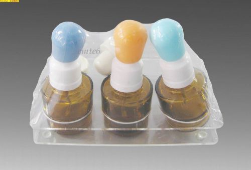 Liquid medicine/Solution dispenser Management Bottles For Dentist(3Bottles)
