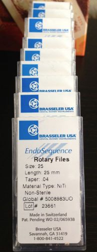 1 pk of Brand EndoSequence Rotary Files size 25, 25mm, Taper .04
