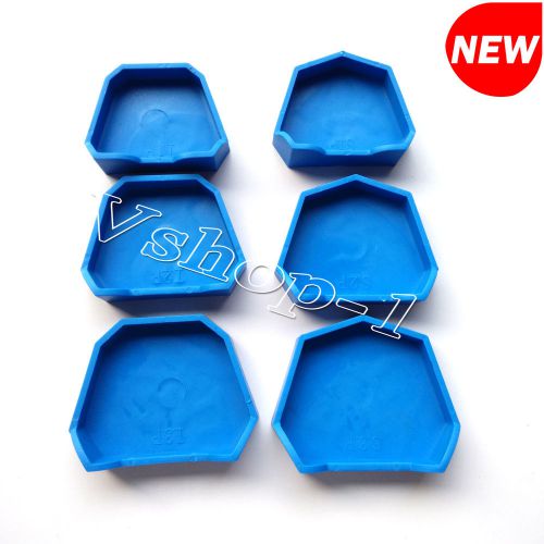 Sale 6 pcs/1 set dental lab model former base molds with notches new for sale