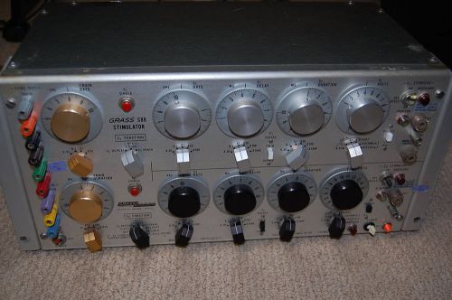 Grass instrument s88 dual channel stimulator square pulse s88b tested powers on for sale