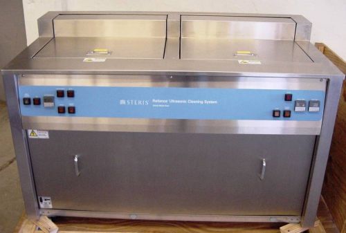 NEW STERIS RELIANCE ULTRASONIC CLEANER SYSTEM  RINSE DRY 11GL STERILIZER