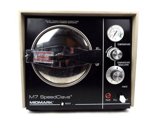 Midmark m7 speedclave steam chamber dental instrument autoclave sterilizer for sale