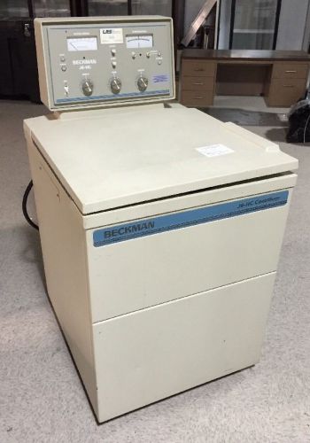 Beckman coulter j6-hc refrigerated centrifuge with 6 space rotor and lid 220 v for sale